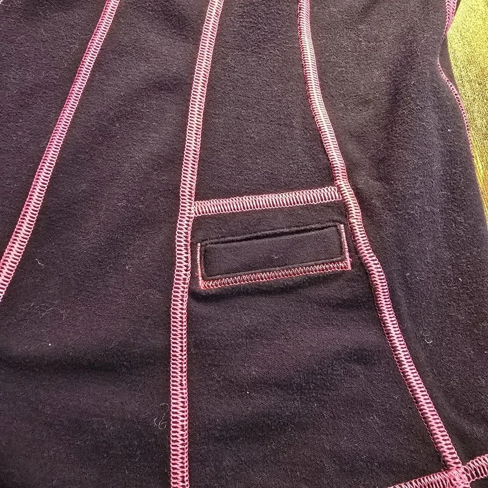 Lululemon Pink & black Full Zipper Athletic‎ Jacket Women's Xsmall/small. C128